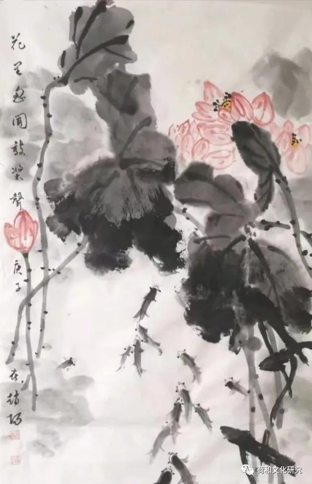 荷和隽永奔小康 脱贫攻坚同发展—全国美术名家画荷网展（第二集）