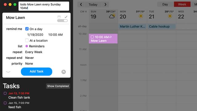 macOS必备软件之高颜值日历「Fantastical」 未分类 第3张