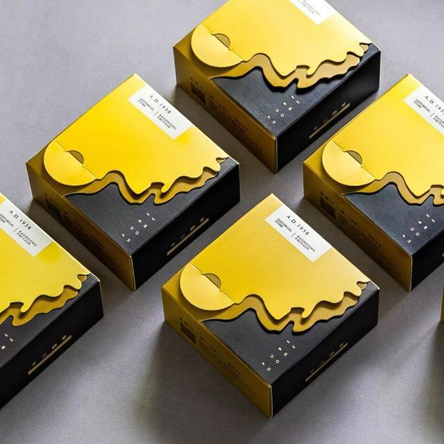 月饼礼盒的包装设计，颜值很高又赋有设计感(图14)