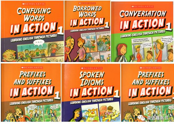 图片[1]-学乐In Action系列，在漫画中快乐学习单词和短语！45册 PDF-油桃圈