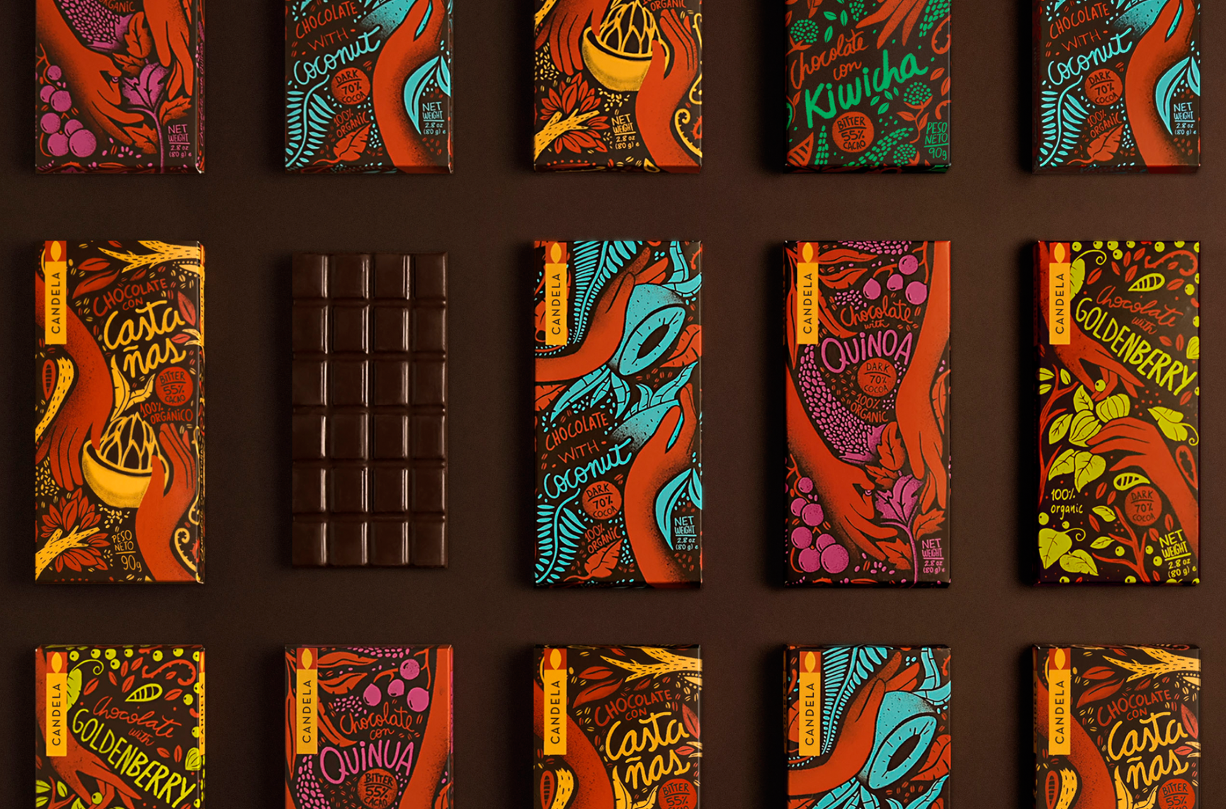 巧克力包装设计-平面设计