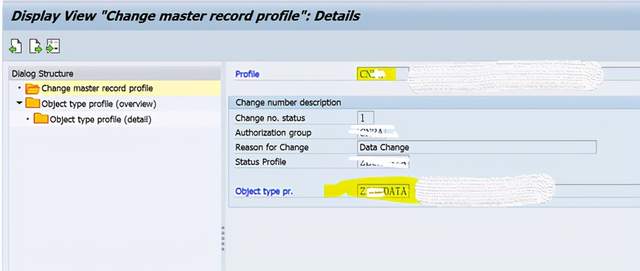 SAP PP ECR的Profile規定了用它可以修改哪些資料物件