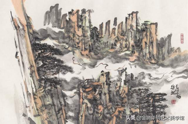 当代水墨名家王保安先生优秀作品（黄山等地写生）赏析系列《三》