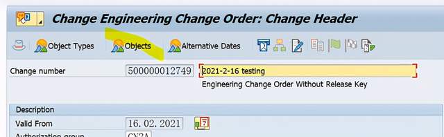 SAP PP使用ECR去修改BOM主資料