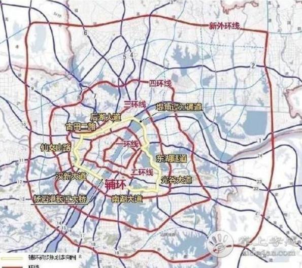 汉川人速看咱们要进入武汉六环线了