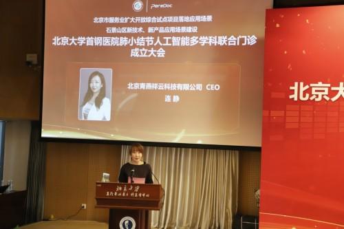 |医疗+AI落地临床 北京大学首钢医院成立肺小结节人工智能多学科门诊