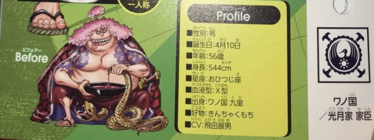 One Piece Official Information The Secret Of Shutenmaru Is Revealed And His Personal Design Is Very Cute Inews