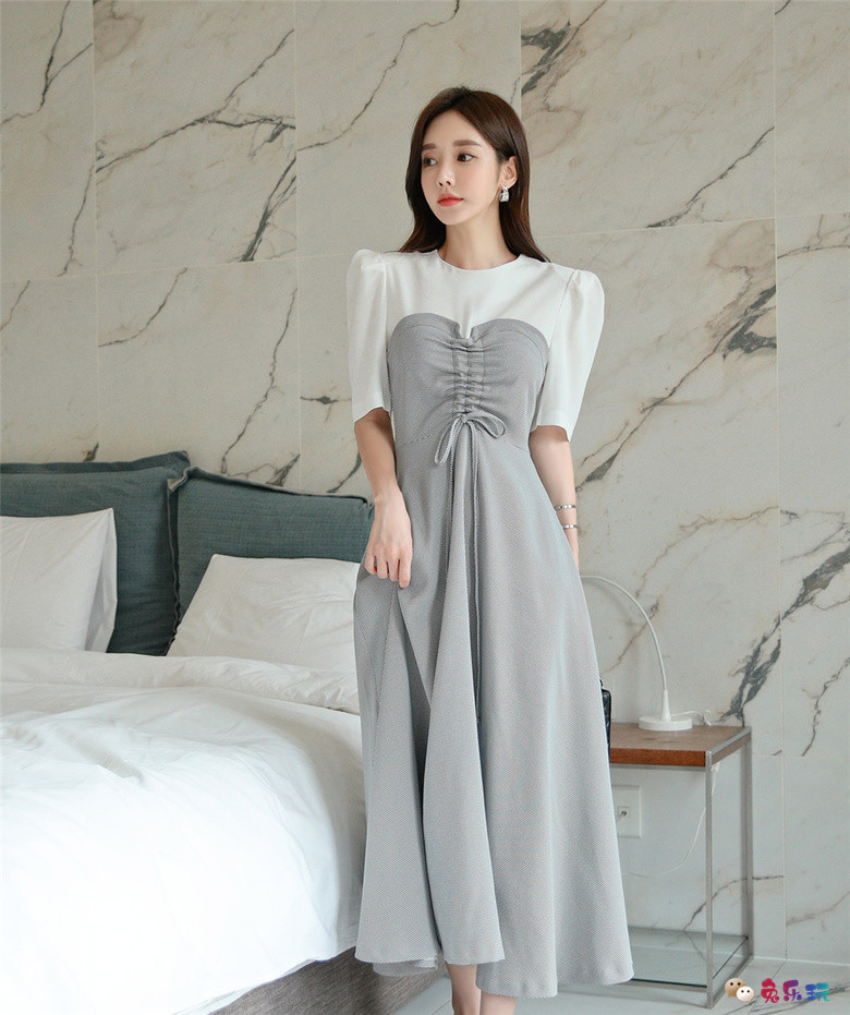 孙允珠丨田纳西俏皮青春高腰百褶长裙