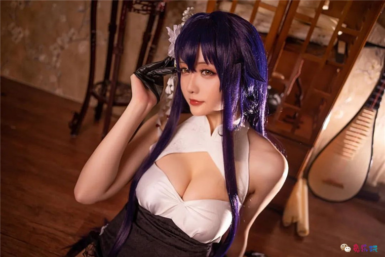 星之迟迟碧蓝航线·吾妻旗袍cosplay写真 COSPLAY 热图5