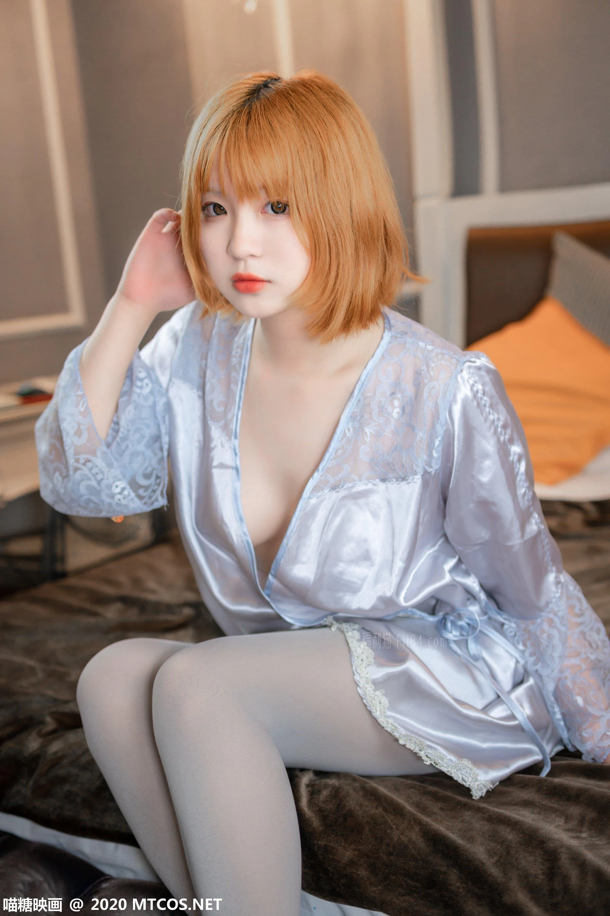 【喵糖映画系列】VOL.085 桃子的睡衣[44p]