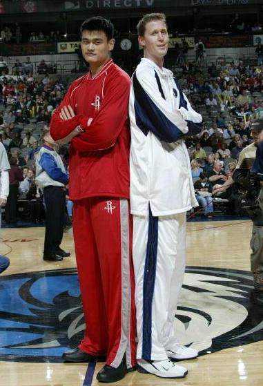 Counting Nba Height Top10 Yao Ming Barely Entered The Top Five Inews