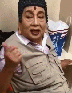 搞笑GIF图片2020：等我有钱了，我也要躺着开车！