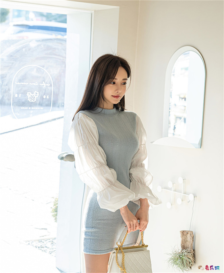 孙允珠丨巴黎油画田园湖泊文艺少女裙