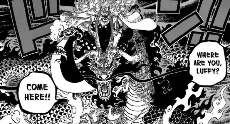 One Piece Chapter 1027 The Ultimate Heads Up Between Luffy And Kaido Begins The Fifth Gear Is In The Form Of The Bouncer Inews